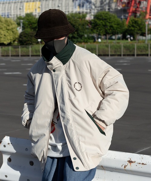 Perushu ペルーシュ　中綿　ブルゾン　ベージュ　Lサイズ Perushu ブルゾン LARGE ベージュ メンズ : ZOZOTOWN Yahoo!店 - 通販