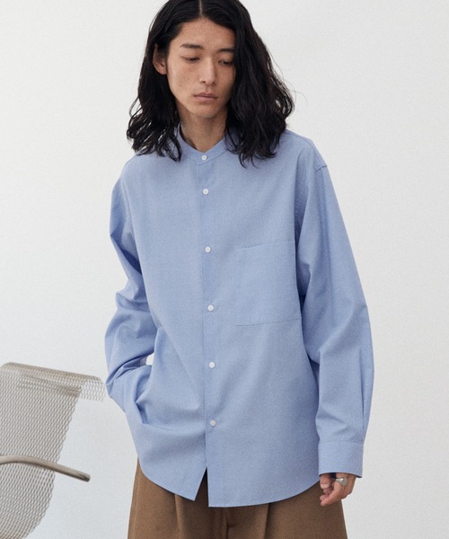 WYM LIDNM 「WYM LIDNM」 長袖シャツ M ブルー メンズ WYM LIDNM 「WYM LIDNM」 長袖シャツ M ブルー メンズ