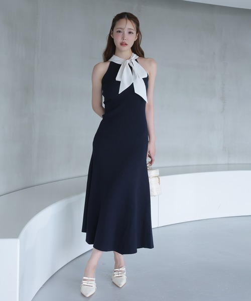 one after another NICE CLAUP ワンピース 「Mode Ribbon