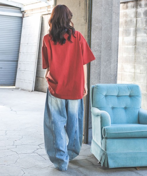 「PBLIM」 半袖Tシャツ LARGE アイボリー レディース