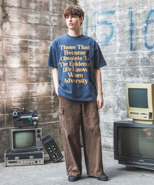 「PBLIM」 半袖Tシャツ LARGE アイボリー レディース