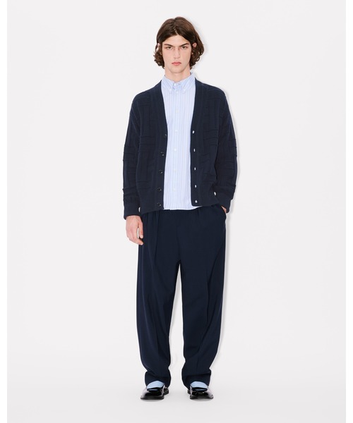 美品　KENZO メンズカーディガン KENZO（ケンゾー） カーディガン 'Boke Flower' コットンウール