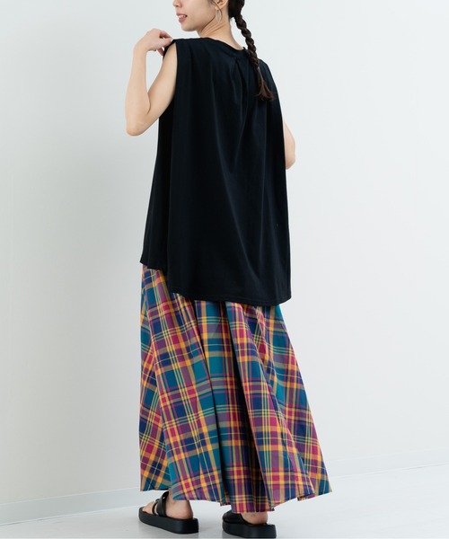 Yasuyuki Ishii アニマルプリント ノースリーブ tシャツ 「refinedworks」アニマルプリント の ノースリーブトップス