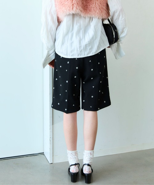 MAISON SPECIAL（メゾンスペシャル） スラックス パンツ Sequin Flower