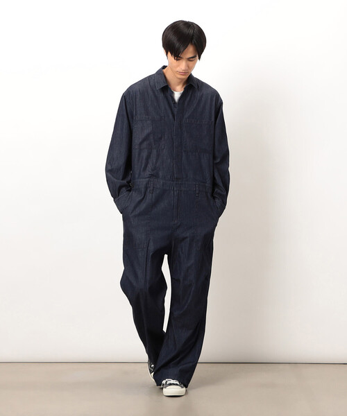 Purple&Yellow（パープルアンドイエロー） オーバーオール サロペット