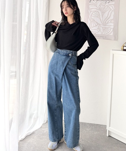 「classicalelf」 長袖カットソー LARGE ホワイト レディース