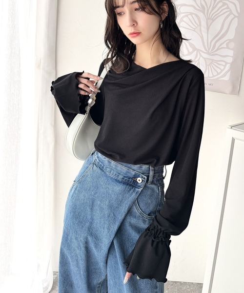 「classicalelf」 長袖カットソー LARGE ホワイト レディース