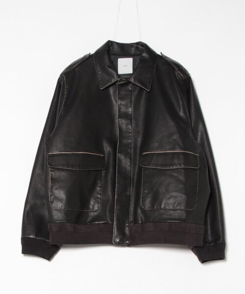 Lui's（ルイス） ジップアップブルゾン M ブラック メンズ : ZOZOTOWN