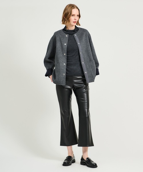 ESTNATION（エストネーション） ノーカラーコート コート ESTNATION