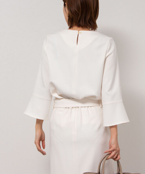 「NOLLEY'S Sophi」 7分袖ブラウス 38 ベージュ レディース_画像7