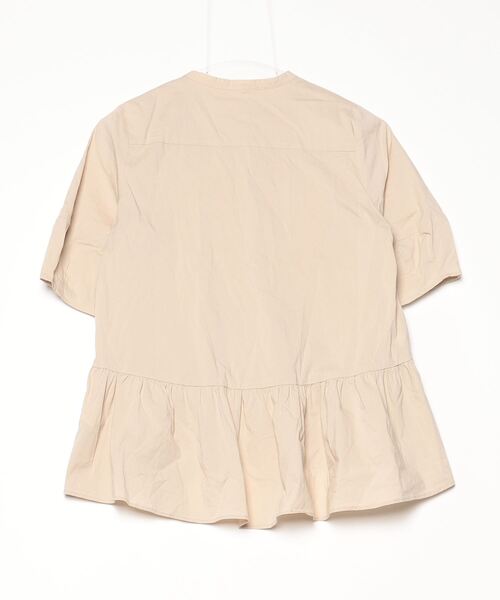 「CAST:」 半袖ブラウス S ベージュ レディース_画像2