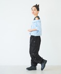 ワイドパンツ パンツ キッズ ハート刺繍ジョガ...の詳細画像2