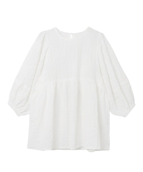 「andme」 「alma design」半袖ブラウス M ブラック レディース_画像5