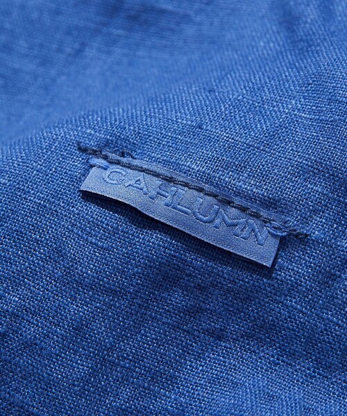 「CAHLUMN」 半袖シャツ LARGE ネイビー メンズ_画像8