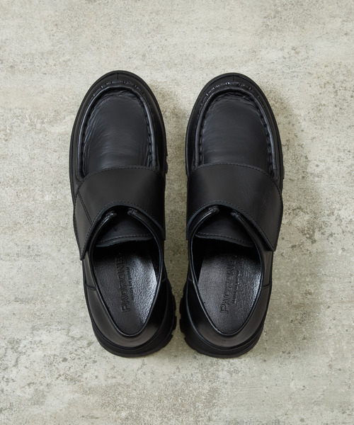 PADRONE（パドローネ） ブーツ パドローネ / VELCRO STRAP SHOES with