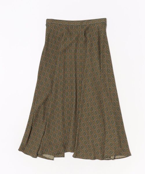 NEWYORKER（ニューヨーカー） スカート ビットプリント フレアスカート