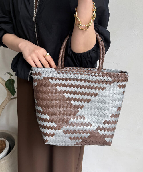 「DouDou」 かごバッグ FREE ブラウン レディース_画像5