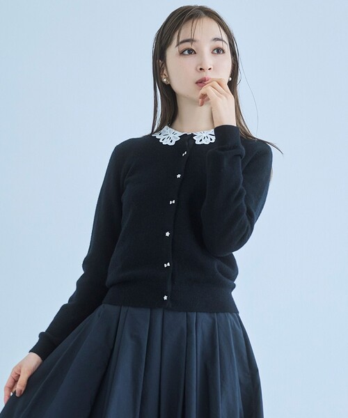 【新品未使用タグ付き】TOCCA トッカ カーディガン シルク カシミヤ XS TOCCA（トッカ） カーディガン CASHMERE カーディガン レディース