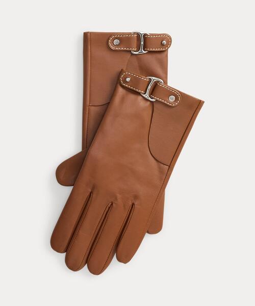 LAUREN RALPH LAUREN（ローレン ラルフローレン） 手袋 バックルトリム