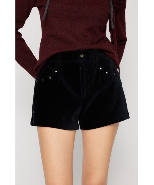 パンツ CLANE STITCH BELT HALF PANTS CLANE - ステッチベルトハーフ