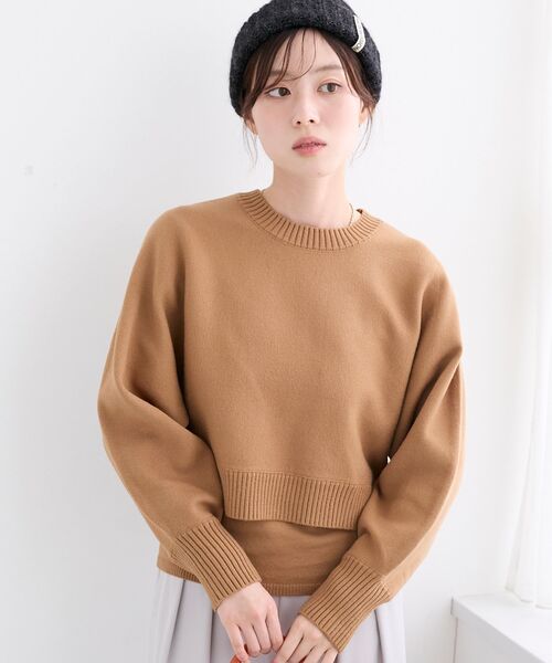 le.coeur blanc（ルクールブラン） ニット セーター 3WAYレイヤード
