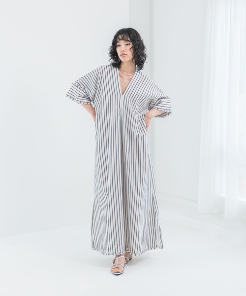 「LEPSIM」 半袖ワンピース FREE ブラック レディース_画像2