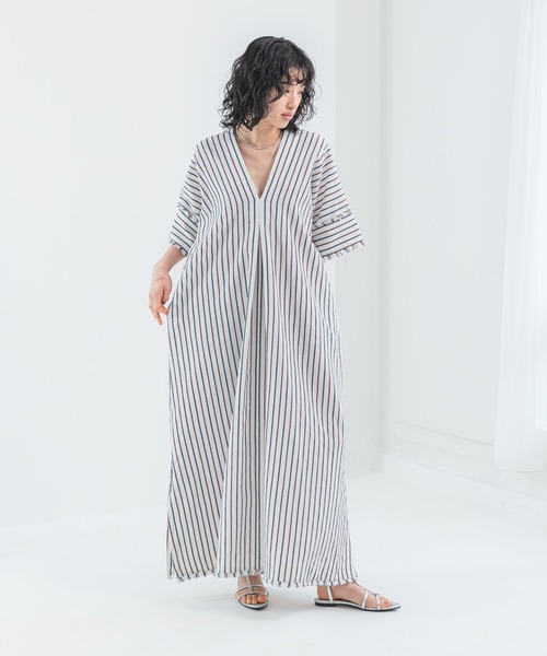 「LEPSIM」 半袖ワンピース FREE ブラック レディース_画像4