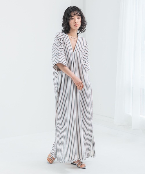 「LEPSIM」 半袖ワンピース FREE ブラック レディース_画像5