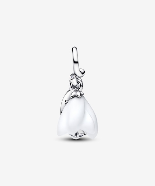 PANDORA（パンドラ） チャーム スノードロップ フラワー ダングル