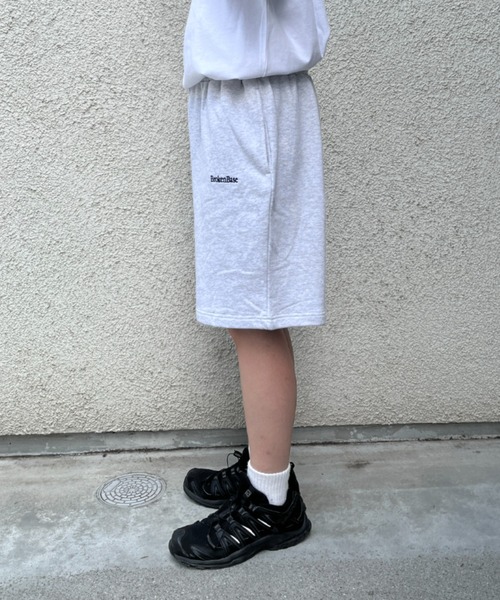 「BROKEN BASE」 ハーフパンツ MEDIUM 杢グレー メンズ_画像6