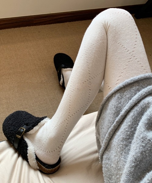 タイツ Argyle check knit tights レディース : ZOZOTOWN Yahoo!店