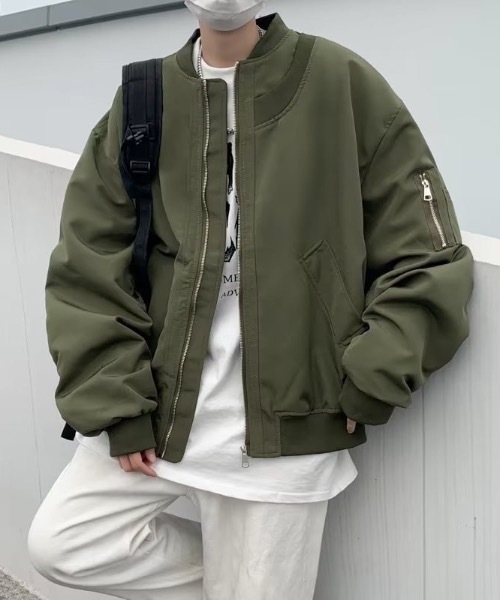 ma1 ma-1 ネックデザインスタンダードMA-1 メンズ : ZOZOTOWN Yahoo!店