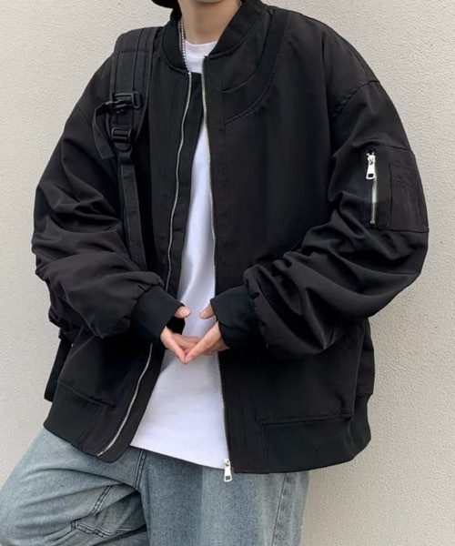 ma1 ma-1 ネックデザインスタンダードMA-1 メンズ : ZOZOTOWN Yahoo!店