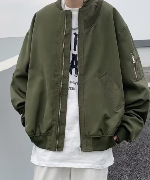 ma1 ma-1 ネックデザインスタンダードMA-1 メンズ : ZOZOTOWN Yahoo!店