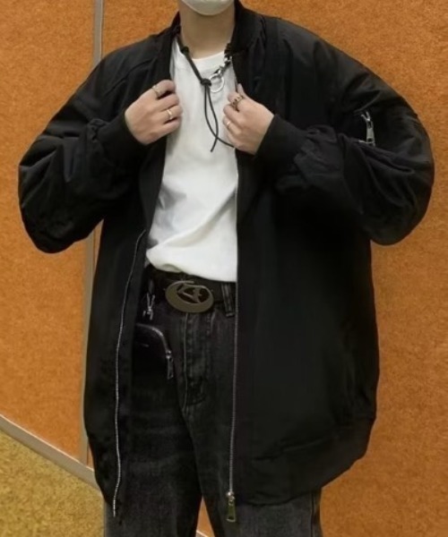 ma1 ma-1 ネックデザインスタンダードMA-1 メンズ : ZOZOTOWN Yahoo!店