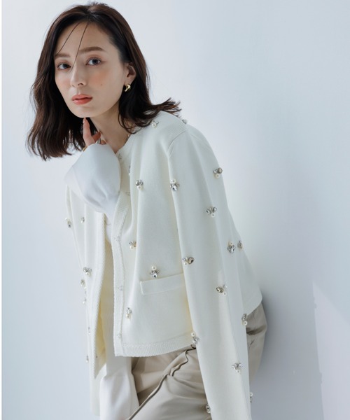 anuans」 ジャケット FREE アイボリー レディース anuans パッチ