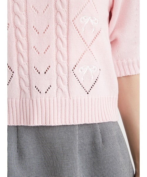 「FURFUR」 半袖ニット FREE ブラック レディース_画像8