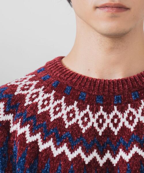 「WEGO」 長袖ニット MEDIUM ブラック メンズ_画像4