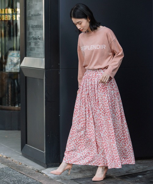 「Munich」 フレアスカート S ピンク レディース_画像6