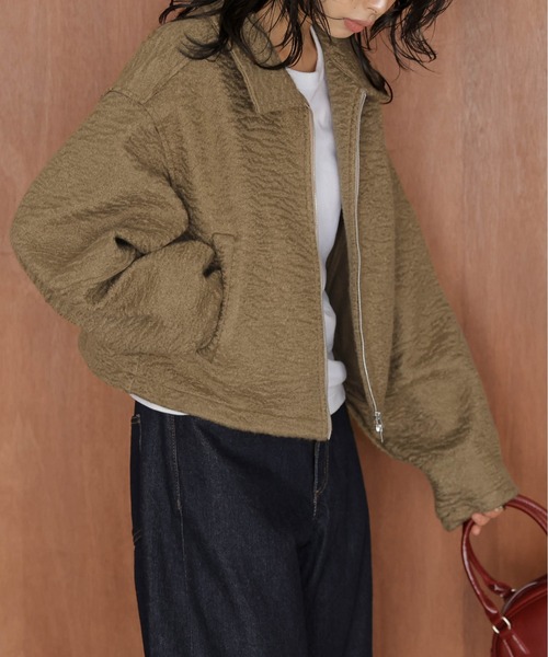 コート アウター Wジップショートジャケット レディース : ZOZOTOWN