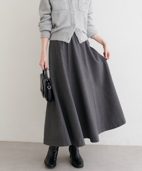 natural couture スカート 選べる丈フレアスカート : ZOZOTOWN Yahoo