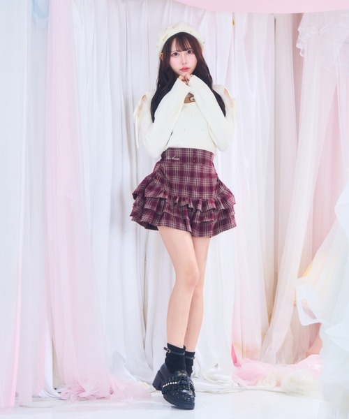 ReAmour ニット セーター ビジューリボンニット レディース : ZOZOTOWN