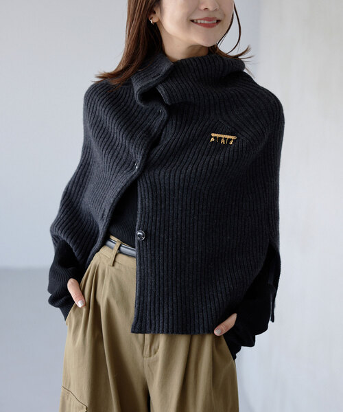 SLOBE IENA（スローブイエナ） ポンチョ FREE ホワイト レディース