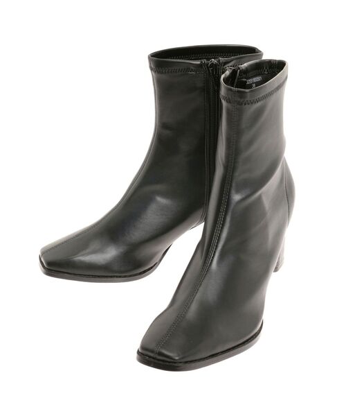 MERCURYDUO（マーキュリーデュオ） ブーツ フェイクレザースクエアトゥ