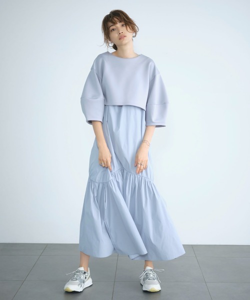 emmi コンビワンピース 0 グレー レディース : ZOZOTOWN Yahoo!店