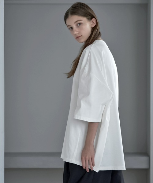 「SERACE」 半袖Tシャツ L グレー メンズ_画像8