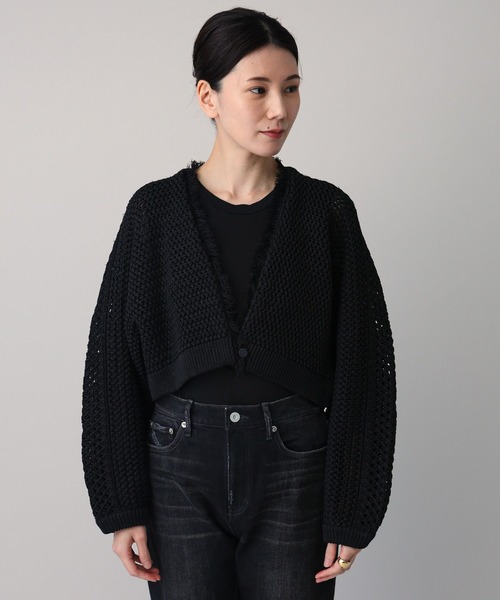 Curensology（カレンソロジー） ニットカーディガン FREE ブラック