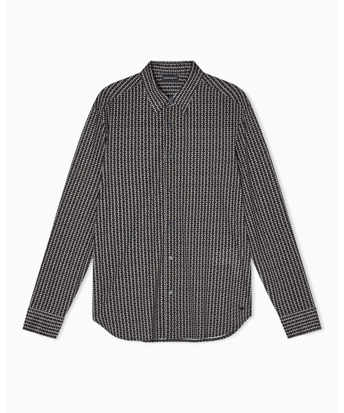 EMPORIO ARMANI シャツ 「エンポリオ アルマーニ」シャツ リヨセル混紡