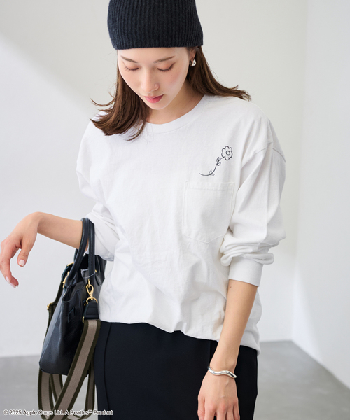 FRAMeWORK（フレームワーク） tシャツ BEATLES LOVET レディース