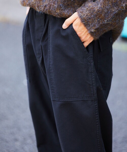 「GUNG HO」 パンツ MEDIUM モスグリーン メンズ_画像8
